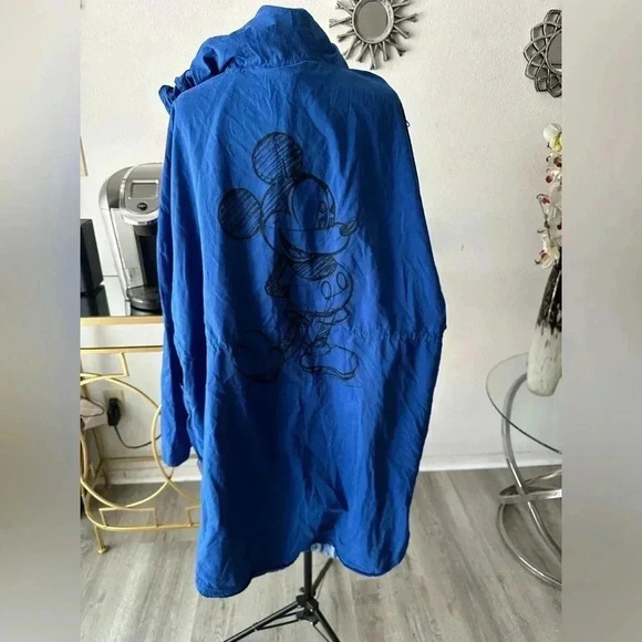 Blue and black Mickey Mouse windbreaker with a hood #Disney size XXL - Picture 1 of 5